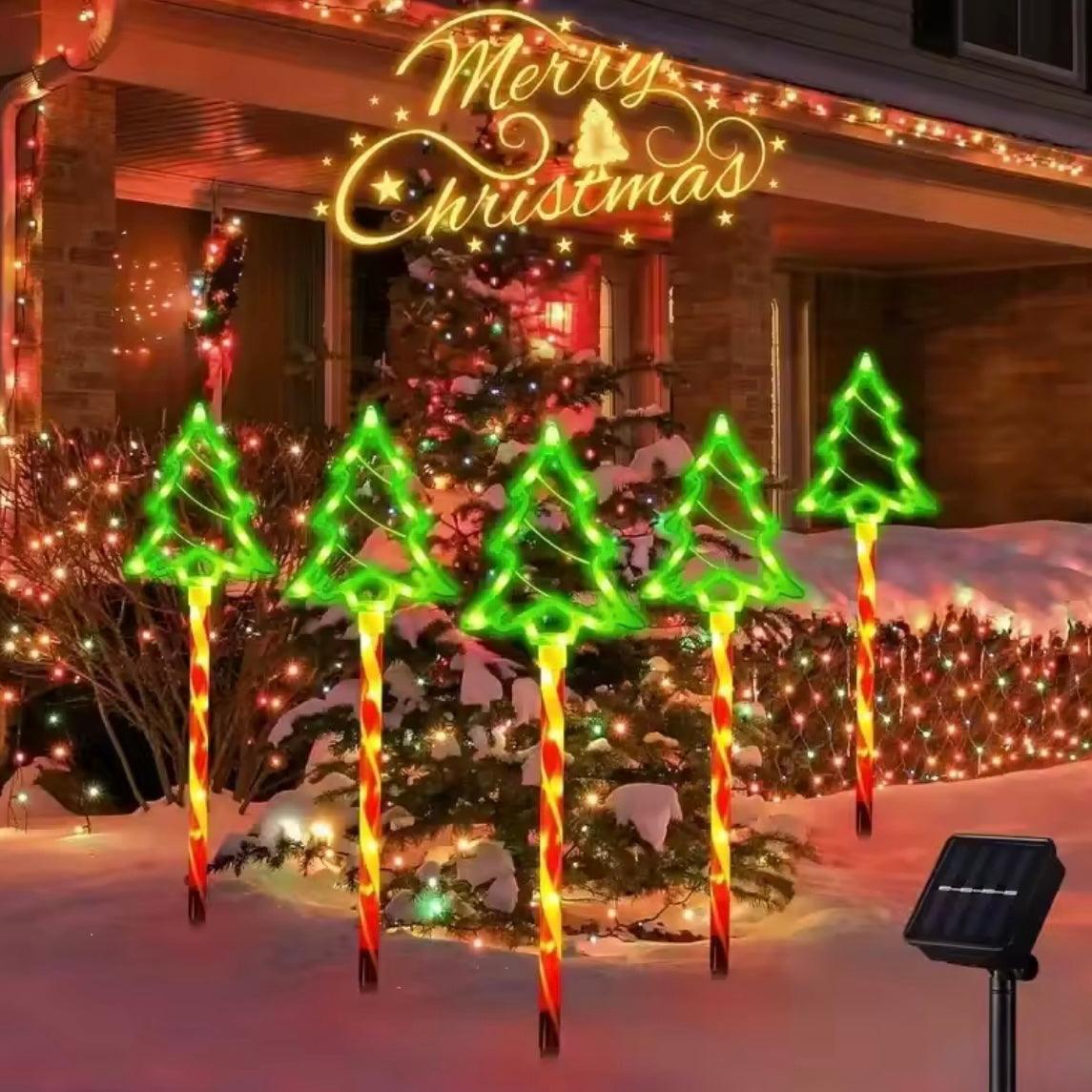 Tomtelykta™ – Soldriven trädgårdslampa