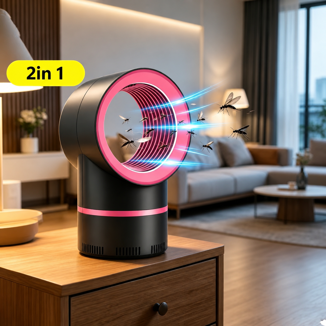 MyggFri™ – Tyst UV-Mygglampa