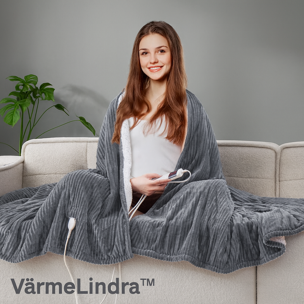 VärmeLindra™ – Elektrisk värmefilt