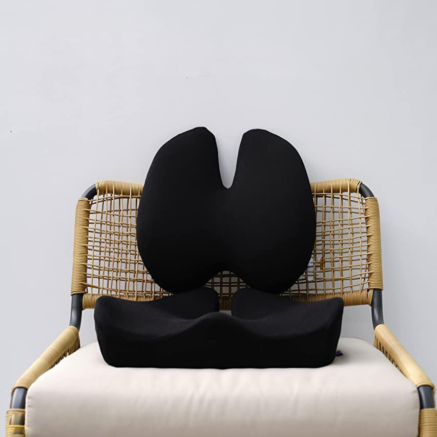 ErgoComfort™ – Ergonomisk Sittdyna & Ryggstöd