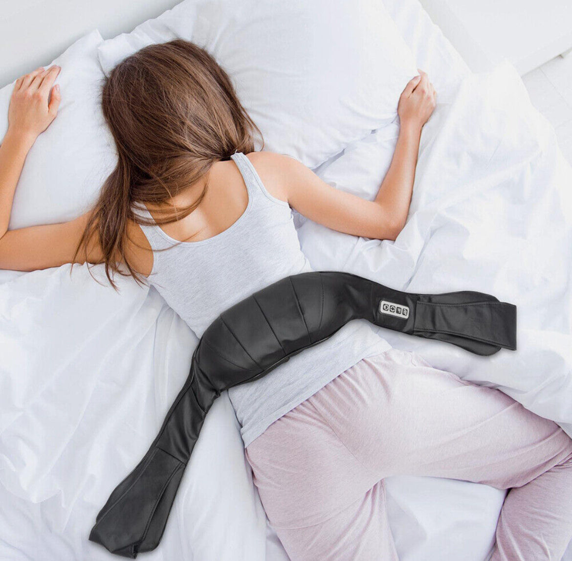 NackKnåd™ – Elektrisk Massager för Axlar, Nacke & Rygg