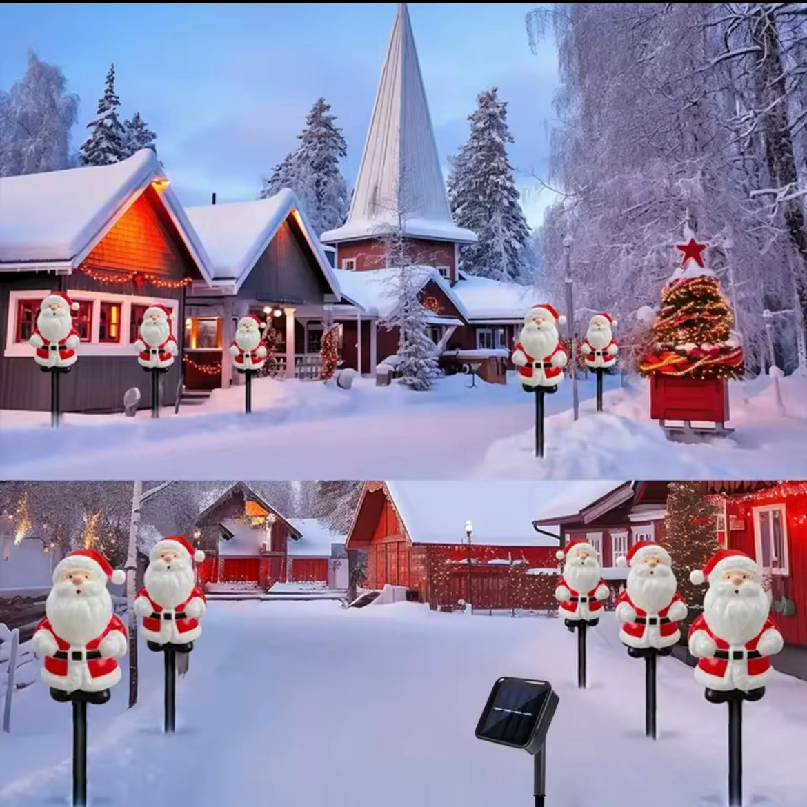 Tomtelykta™ – Soldriven trädgårdslampa