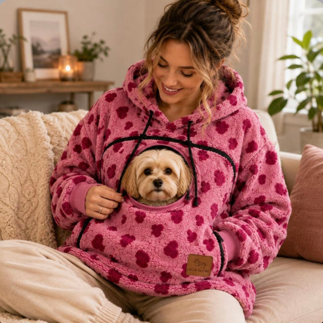 Cuddle Hoodie  – Mysig hoodie för hund & katt