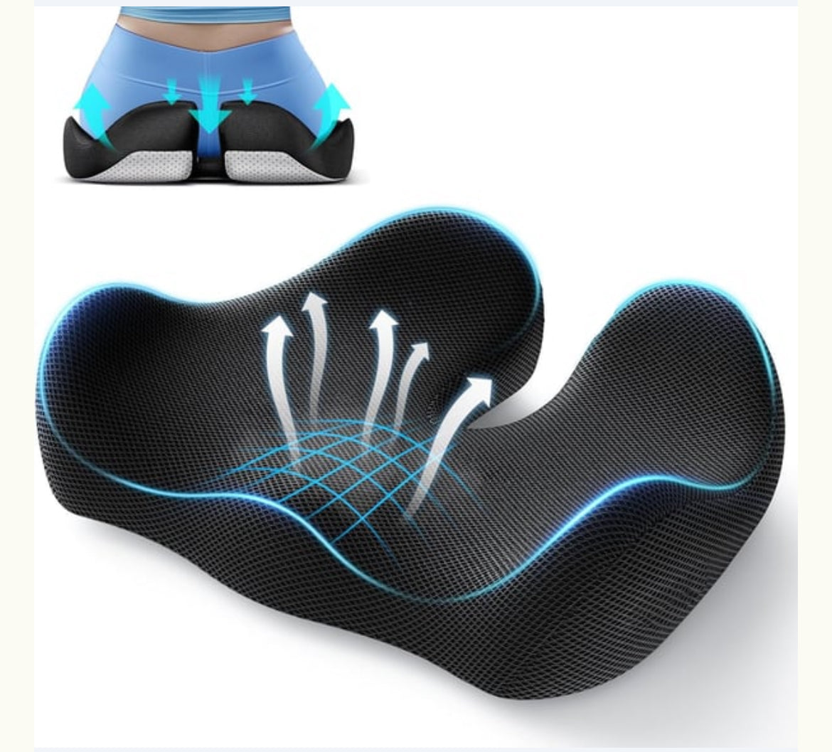 ErgoComfort™ – Ergonomisk Sittdyna & Ryggstöd