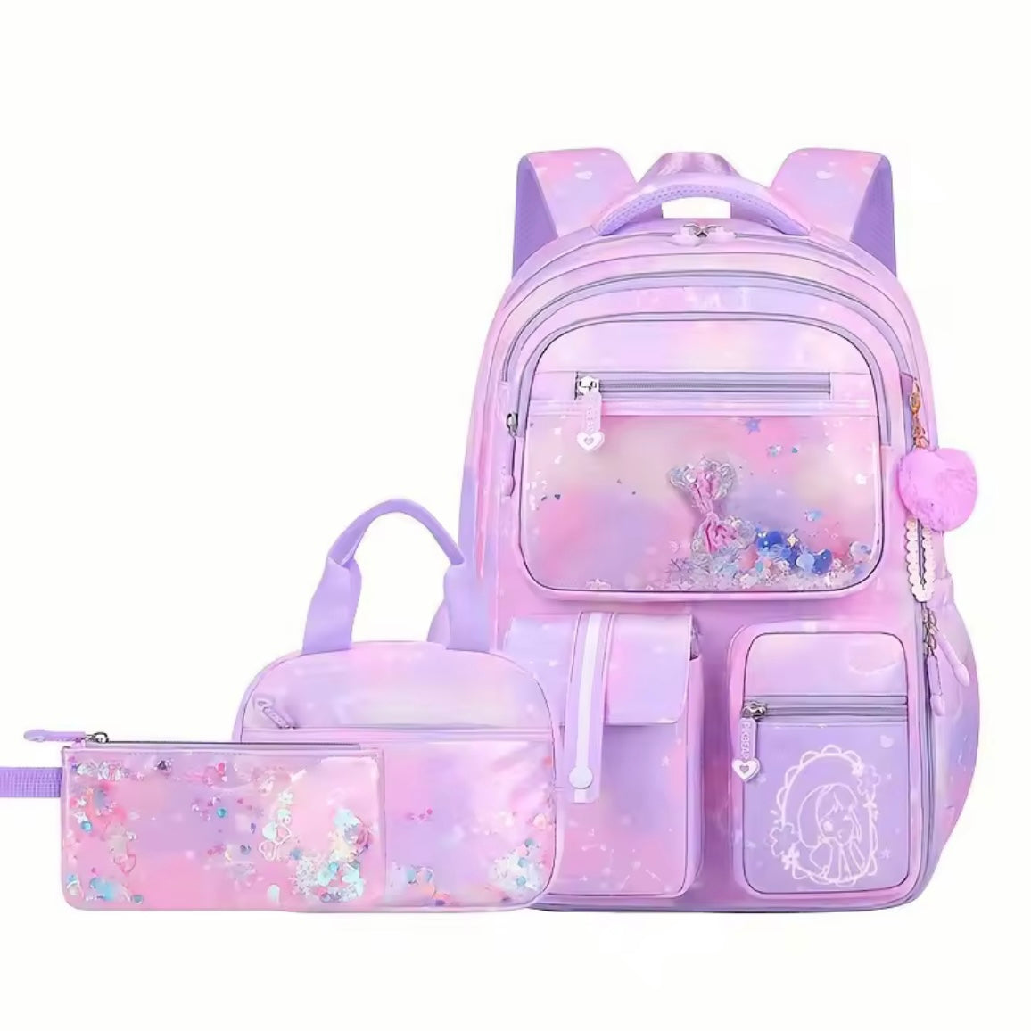 3-i-1 ryggsäcksset – Allt ditt barn behöver för en enklare skolstart 🎒✨