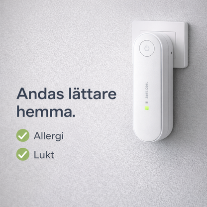 AirVera™ – Bärbar luftrenare mot pollen och allergener