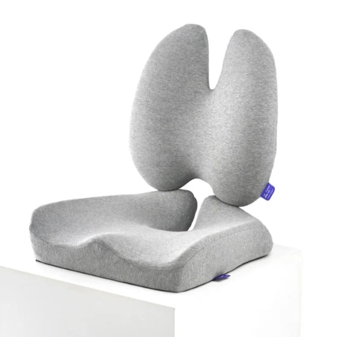 ErgoComfort™ – Ergonomisk Sittdyna & Ryggstöd