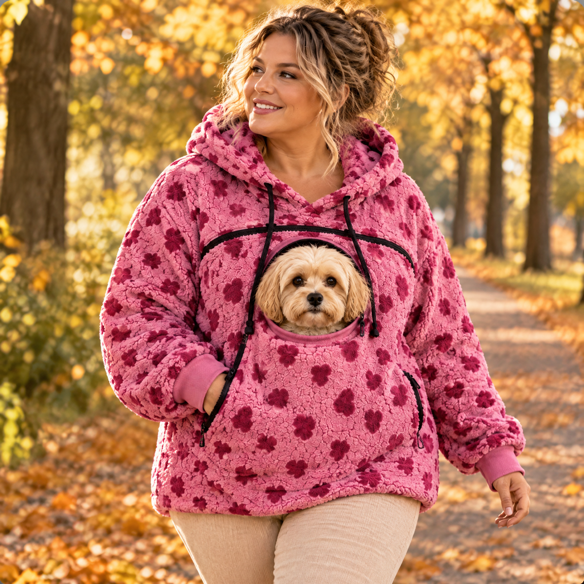 Cuddle Hoodie  – Mysig hoodie för hund & katt