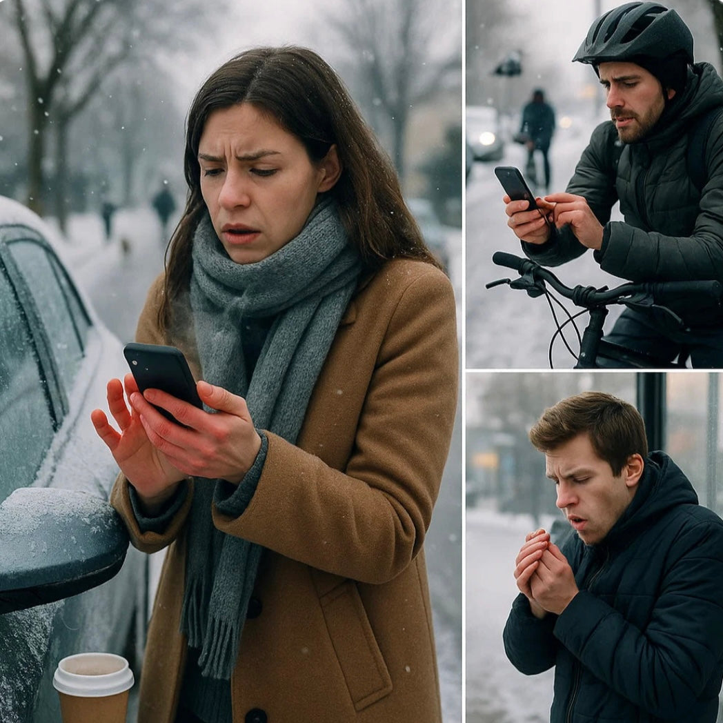 ThermoGrip™  Vinterhandskar – Vattentäta med Pekskärm & Fleece