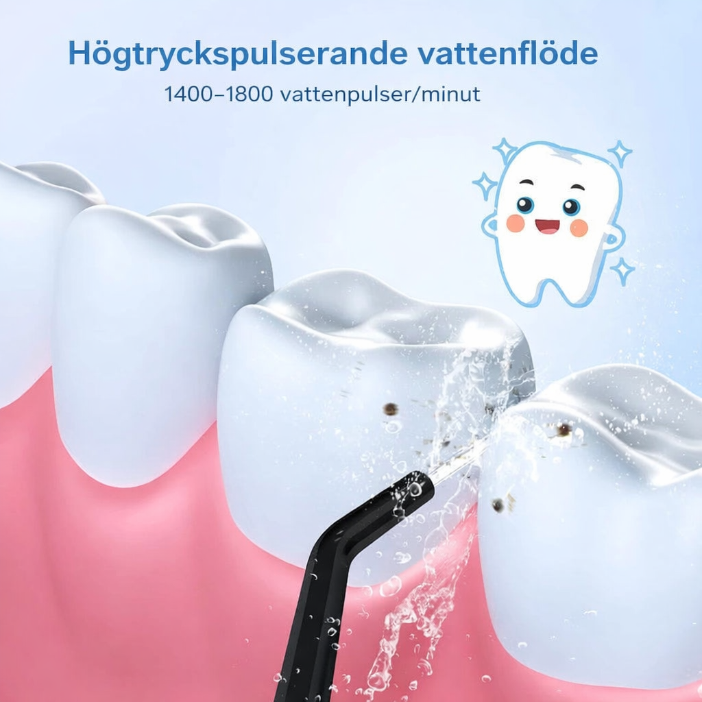 SmartFloss Pro – Professionell rengöring där tandborsten inte når