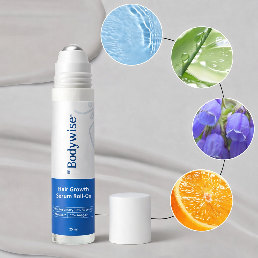 Bodywise Avancerat Hår- & Skäggserum Roll-On
