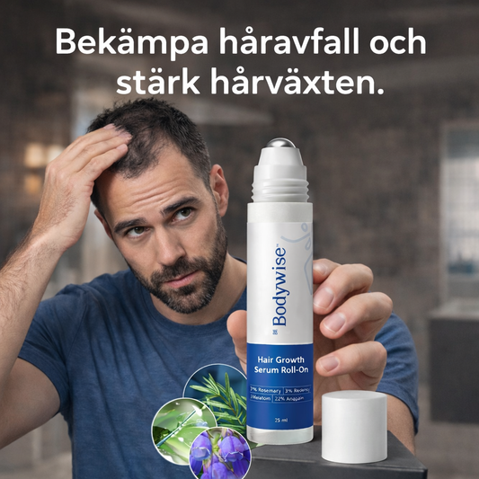 Bodywise Avancerat Hår- & Skäggserum Roll-On