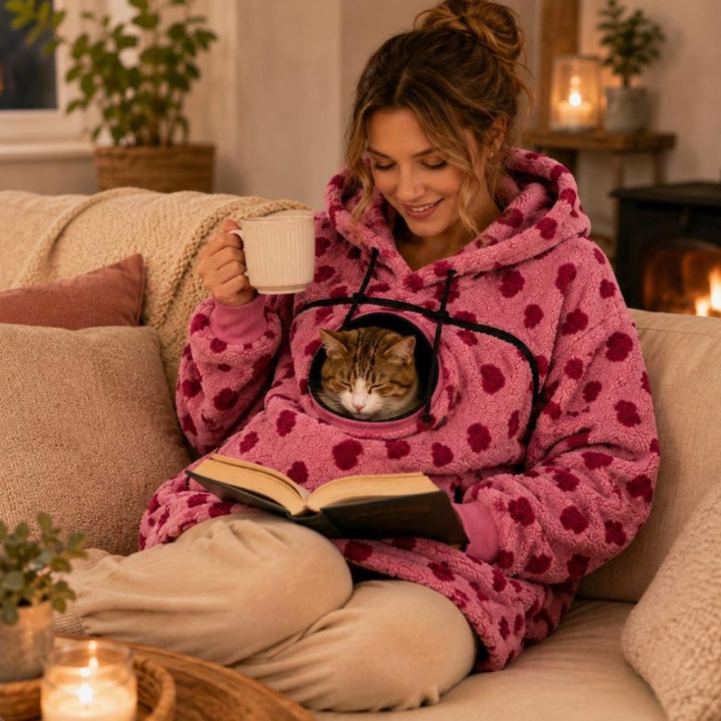 Cuddle Hoodie  – Mysig hoodie för hund & katt