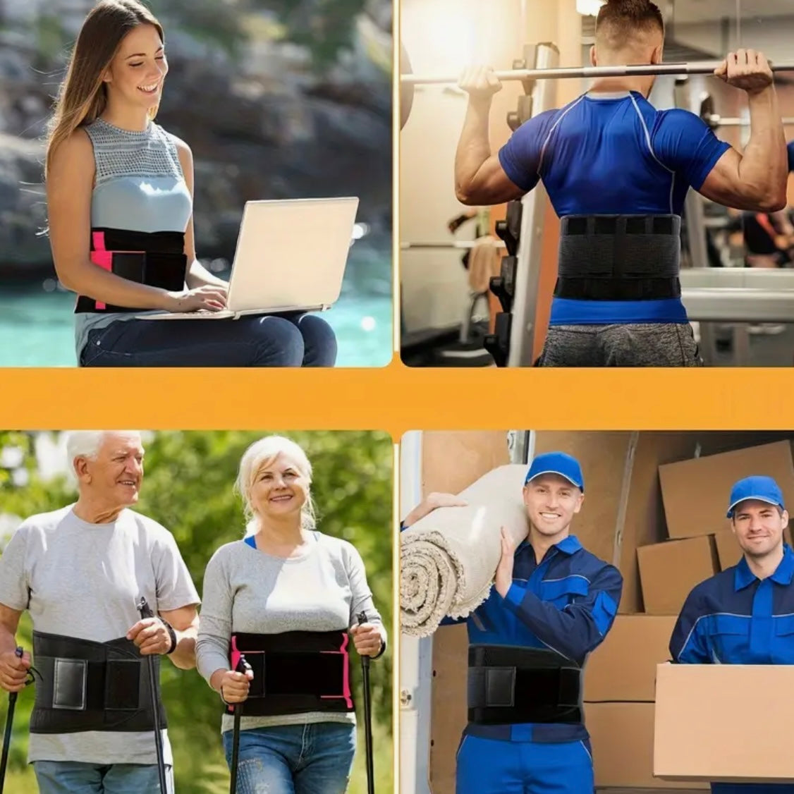 CoreRelief™ – Ländryggsbälte mot Smärta