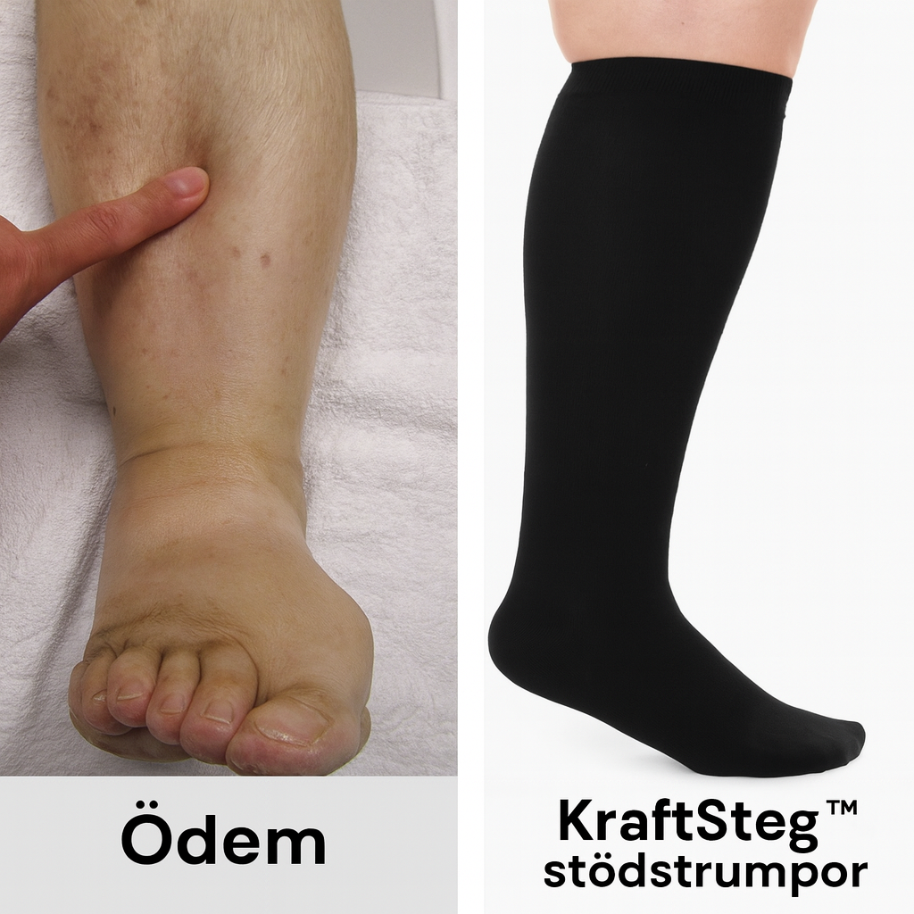 KraftSteg™ – Kompressionsstrumpor klass 1