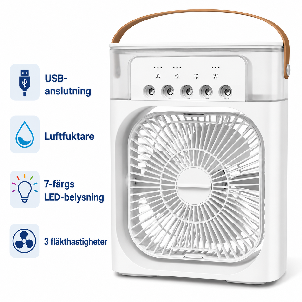 NordicAir™ – Portabel 3-i-1 luftkylare