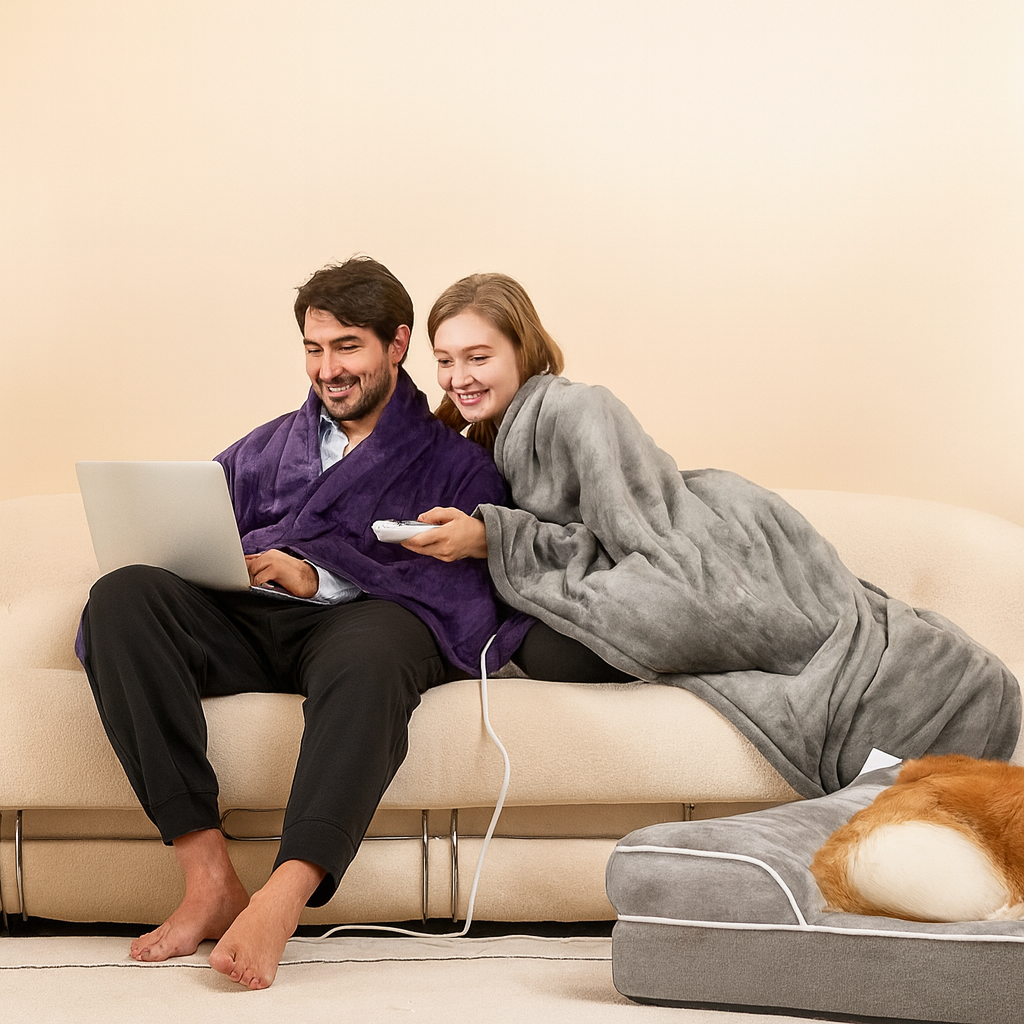 VärmeLindra™ – Elektrisk värmefilt