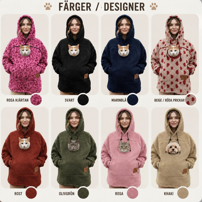 Cuddle Hoodie  – Mysig hoodie för hund & katt