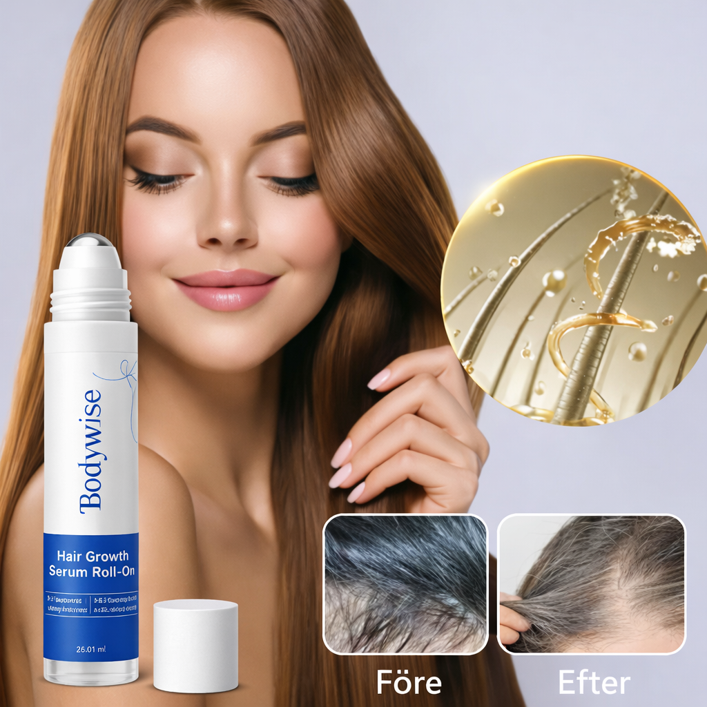 Bodywise Avancerat Hår- & Skäggserum Roll-On