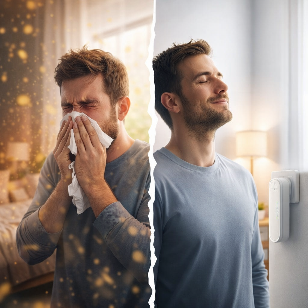 AirVera™ – Bärbar luftrenare mot pollen och allergener